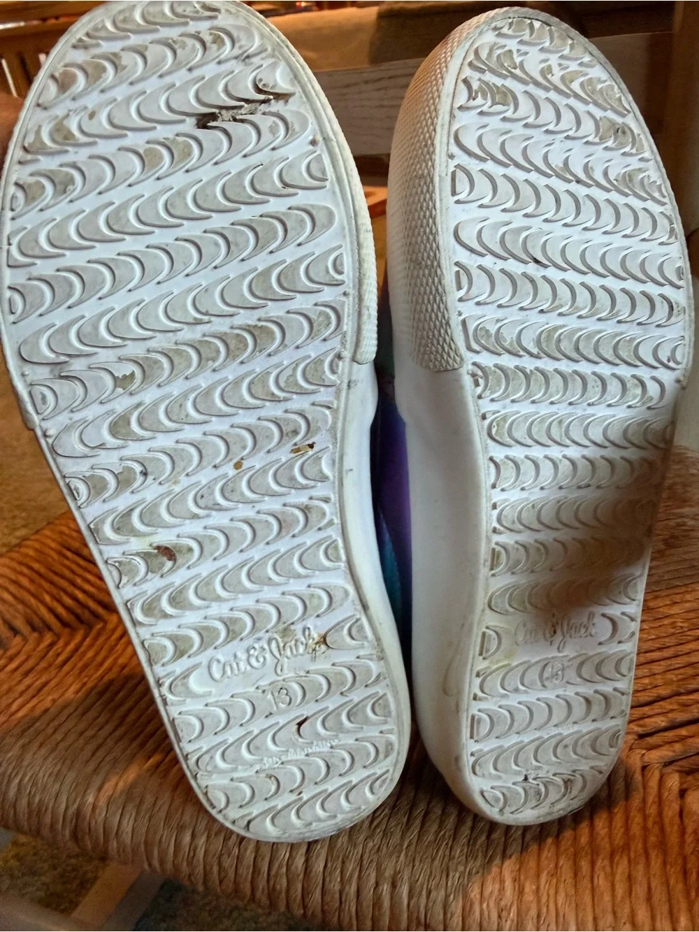 Cat and Jack Iridescent Slip-On Sneakers
